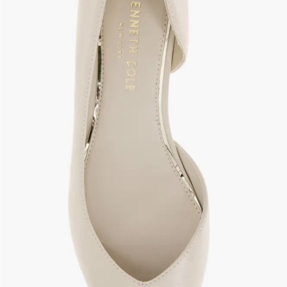 New Kenneth Cole Carolyn d’Orsay Low Pump Flats Bianca Women’s Size 6 MSRP $130 - Picture 4 of 5
